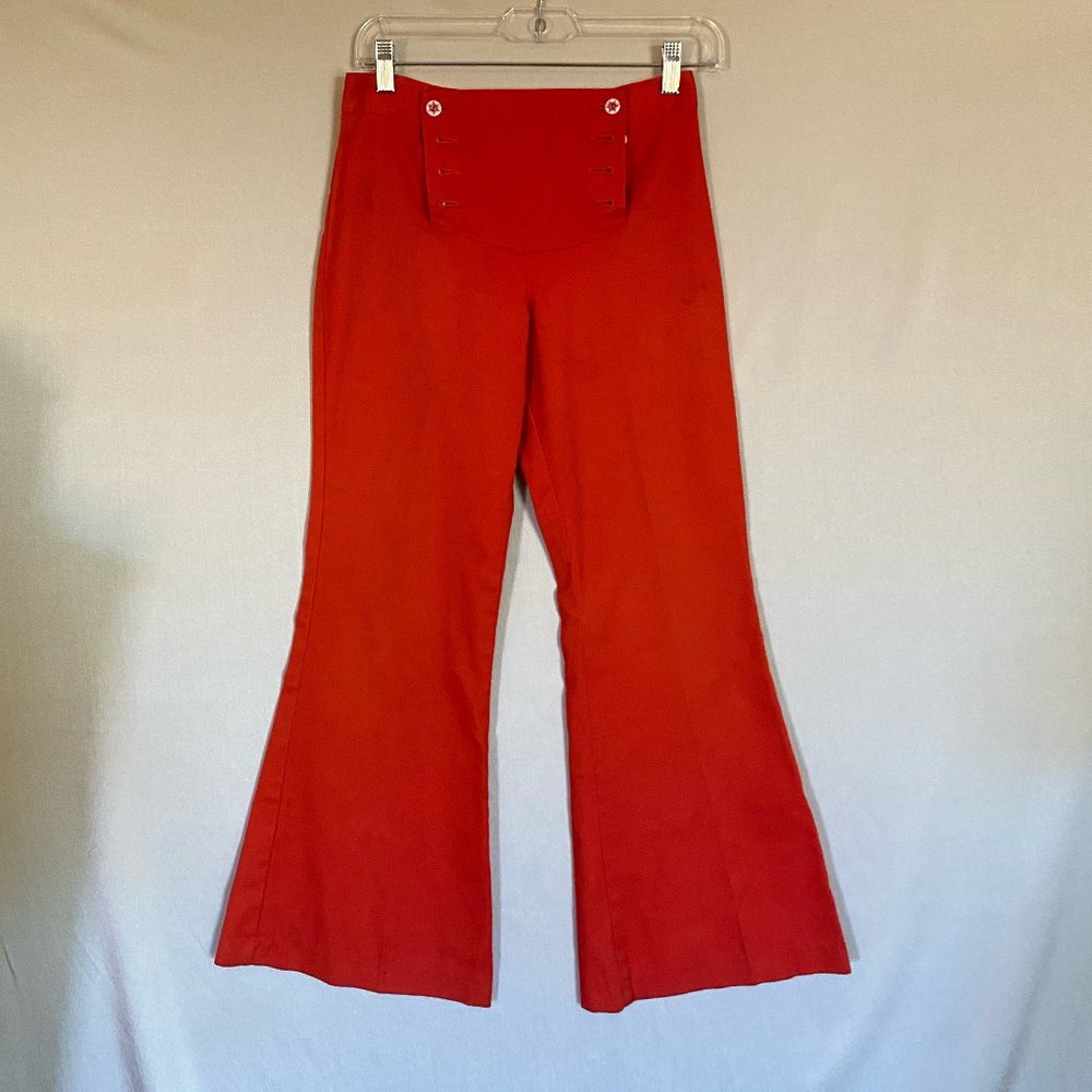 Late 60s Red Sailor Pants